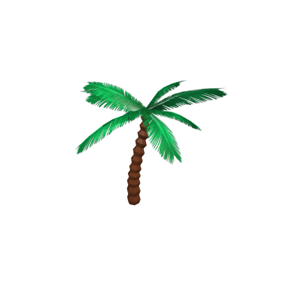 Waving Low-Poly Palm Tree