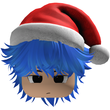 Beautiful hair Christmas beret (Blue)