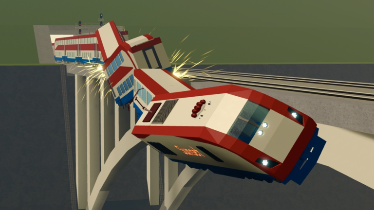Destroy the Bridge and Crash the Trains screenshot 2