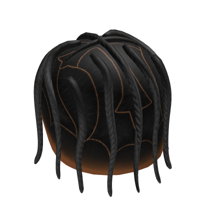 Black n Silver Gothic Cross Parted Braids Roblox item