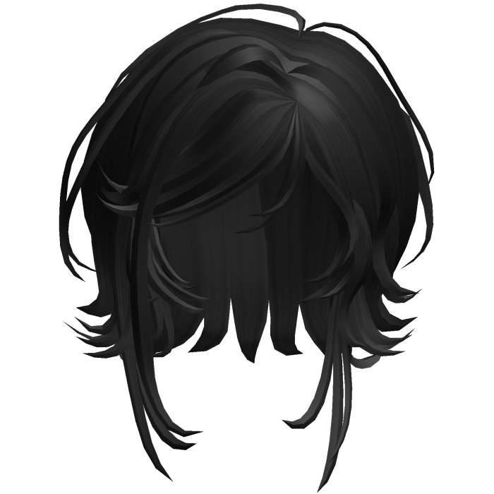 Layered Wispy Fringe Hair - Black