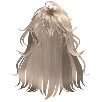 Long Wavy Wolf Cut Hair - Blonde