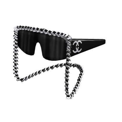 Luxury Chain Socialite Shades in Silver