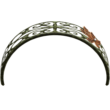 Dark Green Boho Hippie Earthy Swirl Leaf Headband