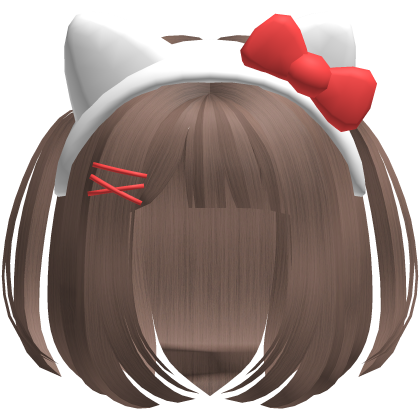 Ribbon Cat Ear Bob Hair 🎀