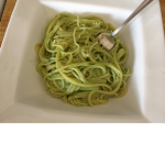 The green noodles