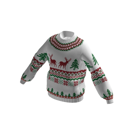 Oversized Christmas Sweater - Deer