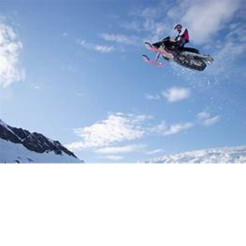 Snowmobile Downhill