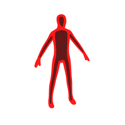 Red Full Body Outline Avatar Aura thumbnail