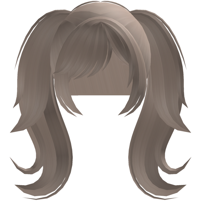 ♡﹒adorable spikey emo goth milk tea pigtails