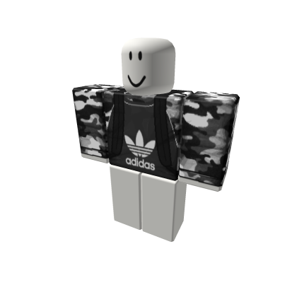 Adidas Black And White Roblox