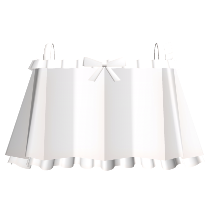 ♡ swan dress cute sweet ruffled babydoll top white Roblox item