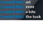 bite the tusk