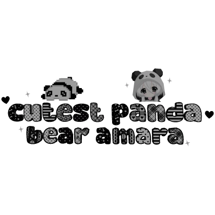 ♡: panda bear amara