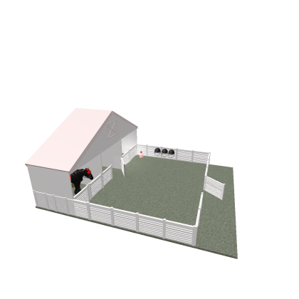 Horse stable room model