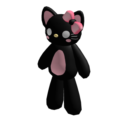 Cozy Cat Black Plushie Costume