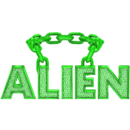 Alien Green Chain Roblox item