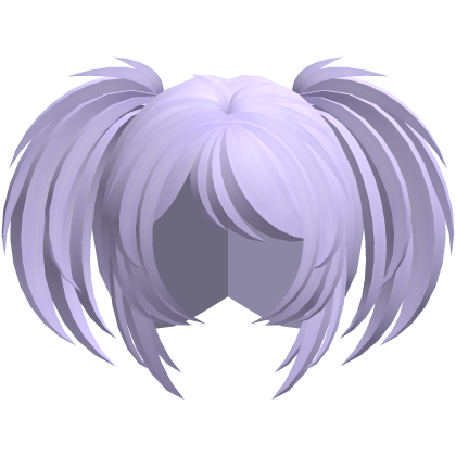 emo vkei moe fluffy pigtails purple
