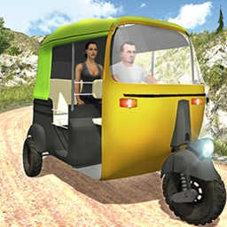 Uphill Tuk Tuk Auto Rickshaw 3D Simulator