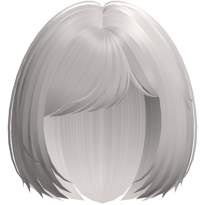 gothic wispy messy short bob in ash blonde