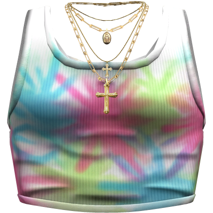 Graffiti Tank Top with Necklace Bundle 3.0 Roblox item