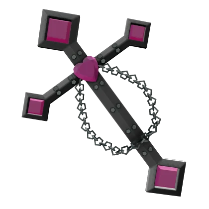 Pink Gothic Back Cross | Roblox Item - Rolimon's