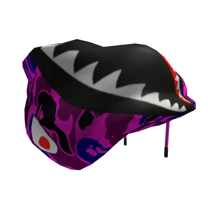 Shark Hoodie Hood Purple BAPE Y2K Oversized 1.0 Roblox Item Rolimon s