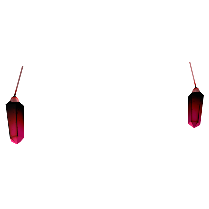 Ruby Crystal Earrings