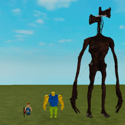 Survival The Siren head noob and flamingo!!