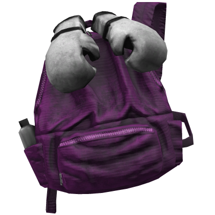 Pink Boxing Glove Grunge Backpack 1.0 Roblox item
