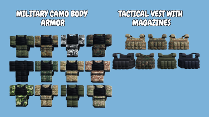 [R15] military pack | 8 models preview 5