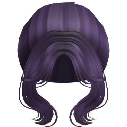 Soft Princess Wavy High Bun (Purple)