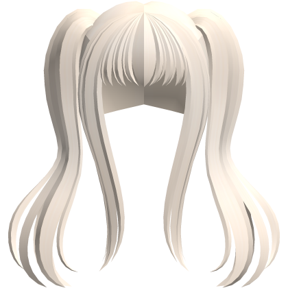 🐾 big long wispy anime pigtails moe blonde