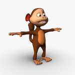 Monkey and panda world