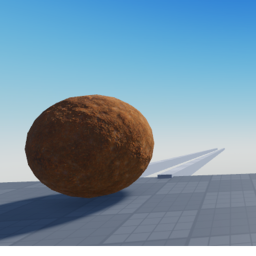 push a ball off the map