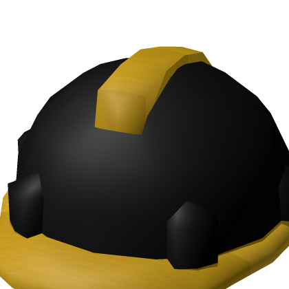 Builders Club Hard Hat Black And Yellow Simple