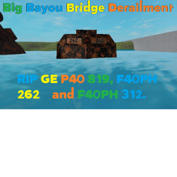 The Big Bayou Train Wreck (Recreation)