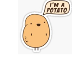 Funny potato