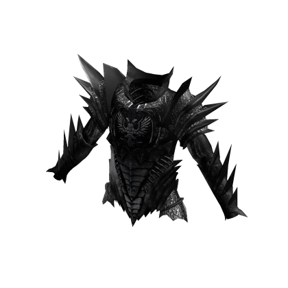 Medieval Divine Knight Armor Top Black