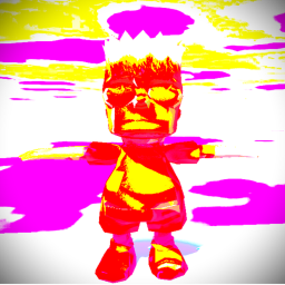 Obby into realistic bart simpson.