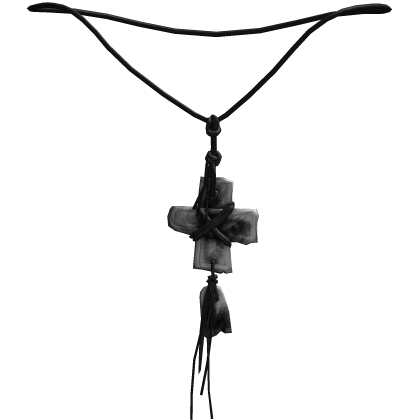 Emo Silver Cross Necklace 1.0