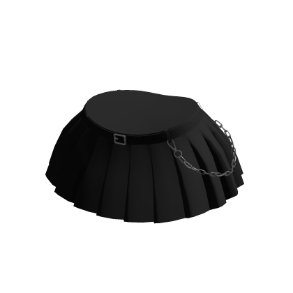 Black Pleated Mini Skirt + belt thumbnail