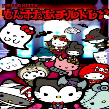 Halloween poster hello kitty my melody sanrio cute Roblox decal