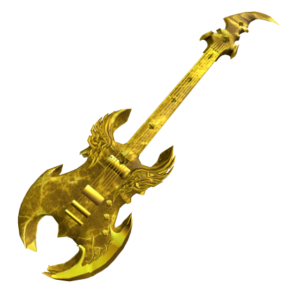Gold Metal Guitar