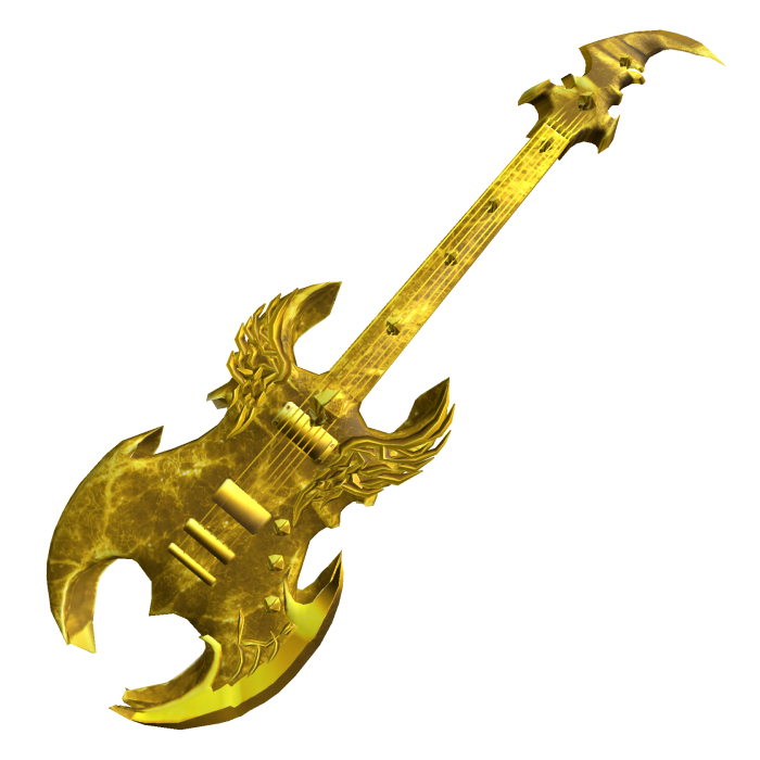 Gold Metal Guitar