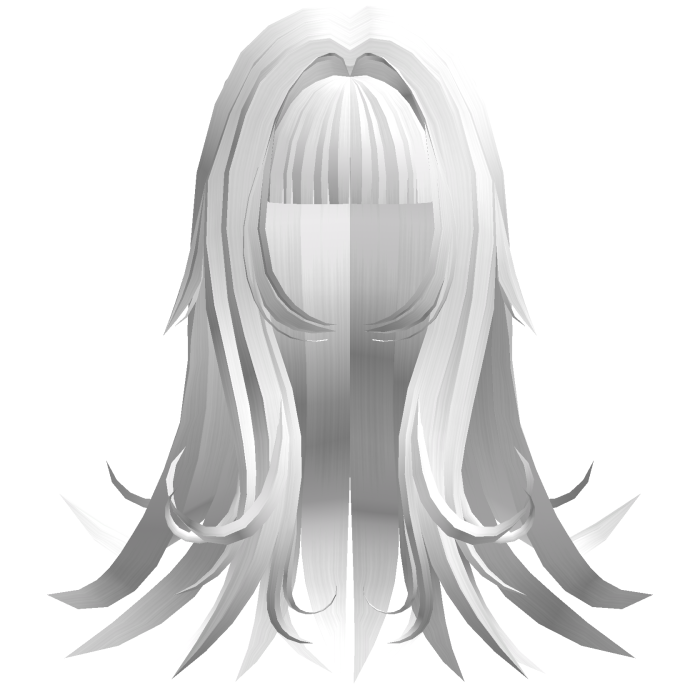 Long kawaii anime moe spikes in white
