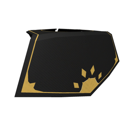 Black and Yellow Short Cape Roblox item