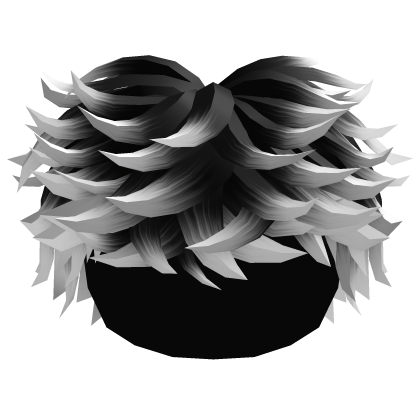 Black and White Popular Messy Boy Hair Roblox item