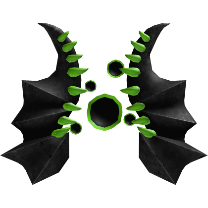 (Green) Spiked Demon Horns