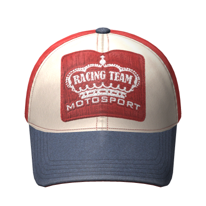 Red Denim Motosport Cap Roblox item